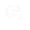 Rev-A-Shelf Steel, White, 0.75 in W, 12 in H, 20 in D, 19.66 in L, White 597-12-52 - alternate 1